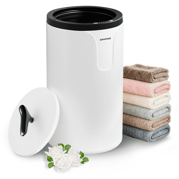 Inntech 20L Bucket Towel Warmer for Bathroom, Large Capacity Heater for 2 Bath Towels, Blankets, Robes, Auto Shut-Off Freestanding Spa Warmer,Standard