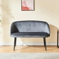 thumbnail image 1 of INO Design 47'' Flared Arm Loveseat Sofa, Bench, Blue/Gray/Green - N/A Grey, 1 of 5