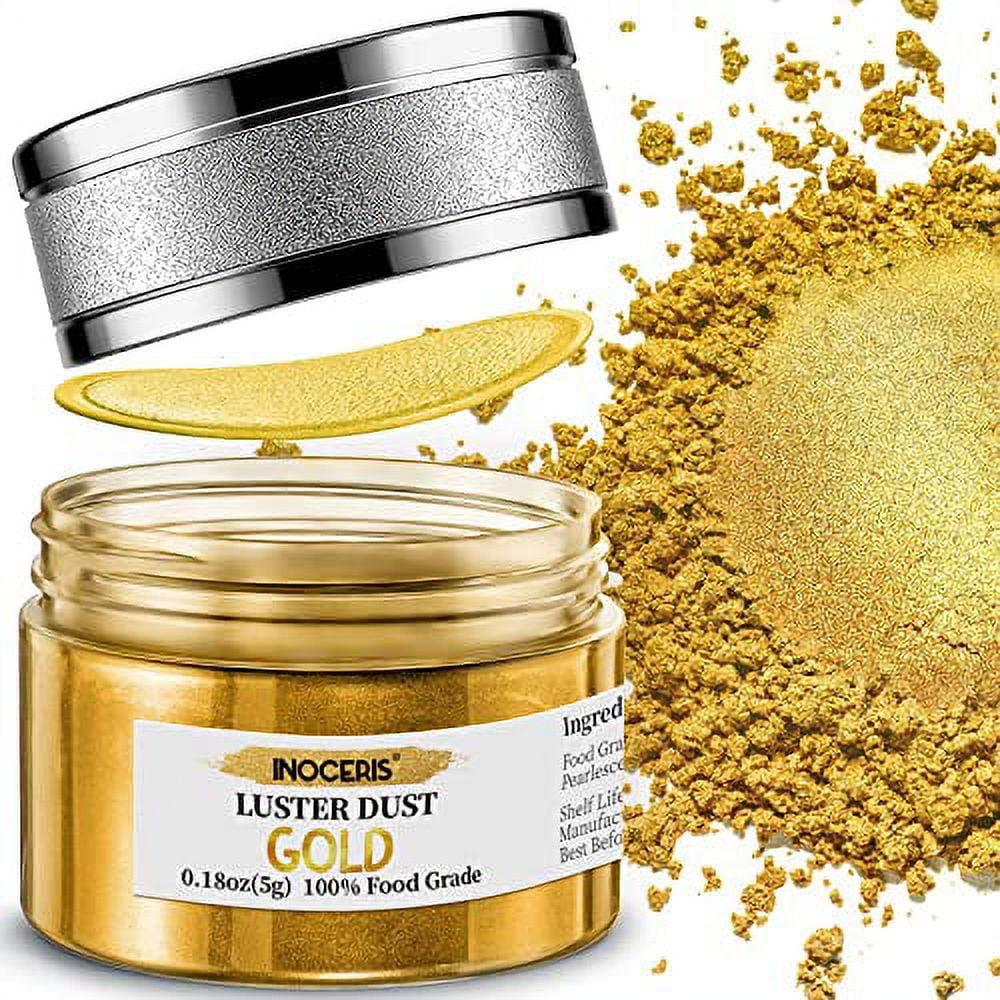 Edible Glitter by Sprinklify - Peach - Food Grade High Shine Dust for Cakes