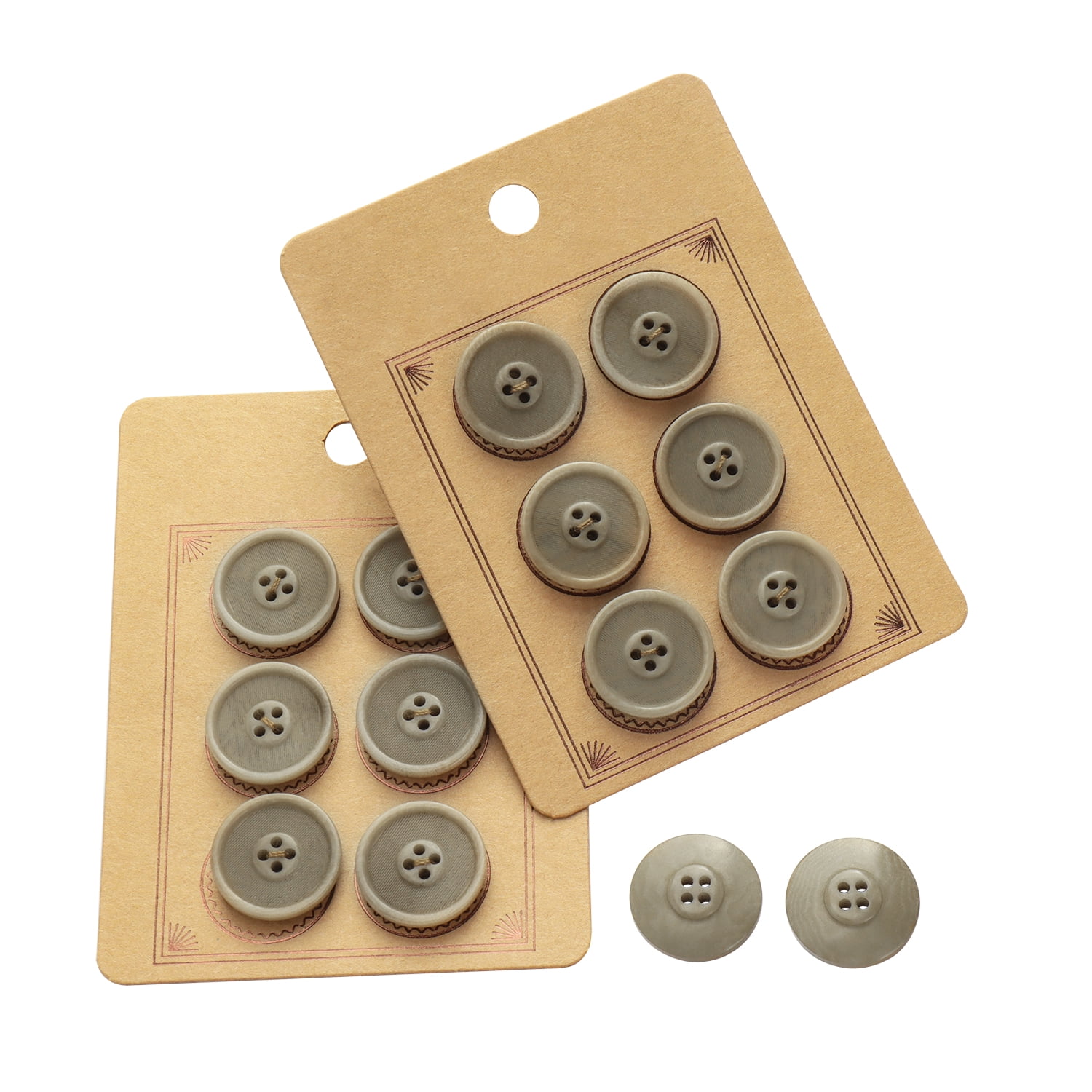 Inner Buttons INOTIONSTYLE Premium Buttons 20mm/32L 4-Hole Buttons for Coat 18 Pcs ...