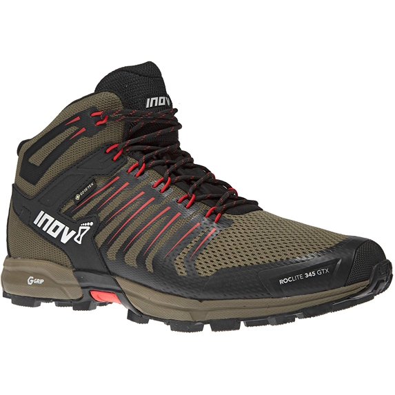 INOV-8   Adult Male Roclite 345 GTX Hiking Boots, Color: Brown/Red, Size: 8-D