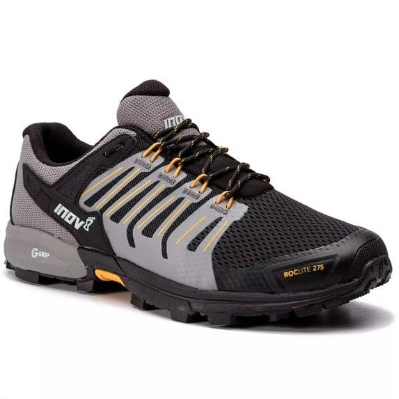 INOV-8 Men's Roclite G 275, Color: Black/Yellow, Size: 8 (000806-BKYW-M-01-8)
