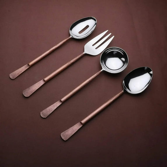 INOX ARTISANS Celia Hostess 4 Pc. Set