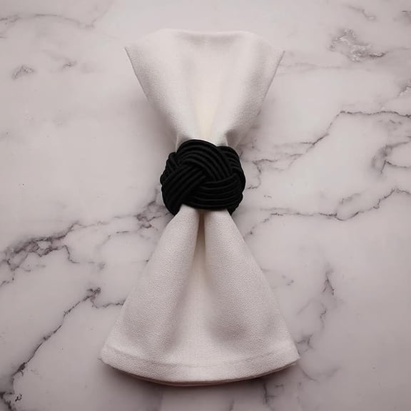 INOX ARTISANS Elegant Napkin Rings | Handmade, Durable, and Stylish Rings | Set of 4 Pc.