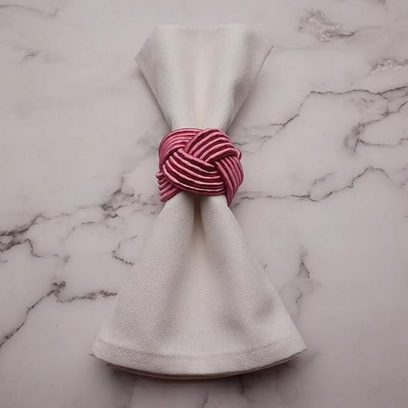 INOX ARTISANS Elegant Napkin Rings | Handmade, Durable, and Stylish Rings | Set of 4 Pcs.