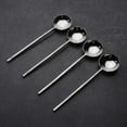 thumbnail image 1 of INOX ARTISANS Jason Design Nascent Steel Sugar Spoon 4 Pcs. Set, 1 of 6