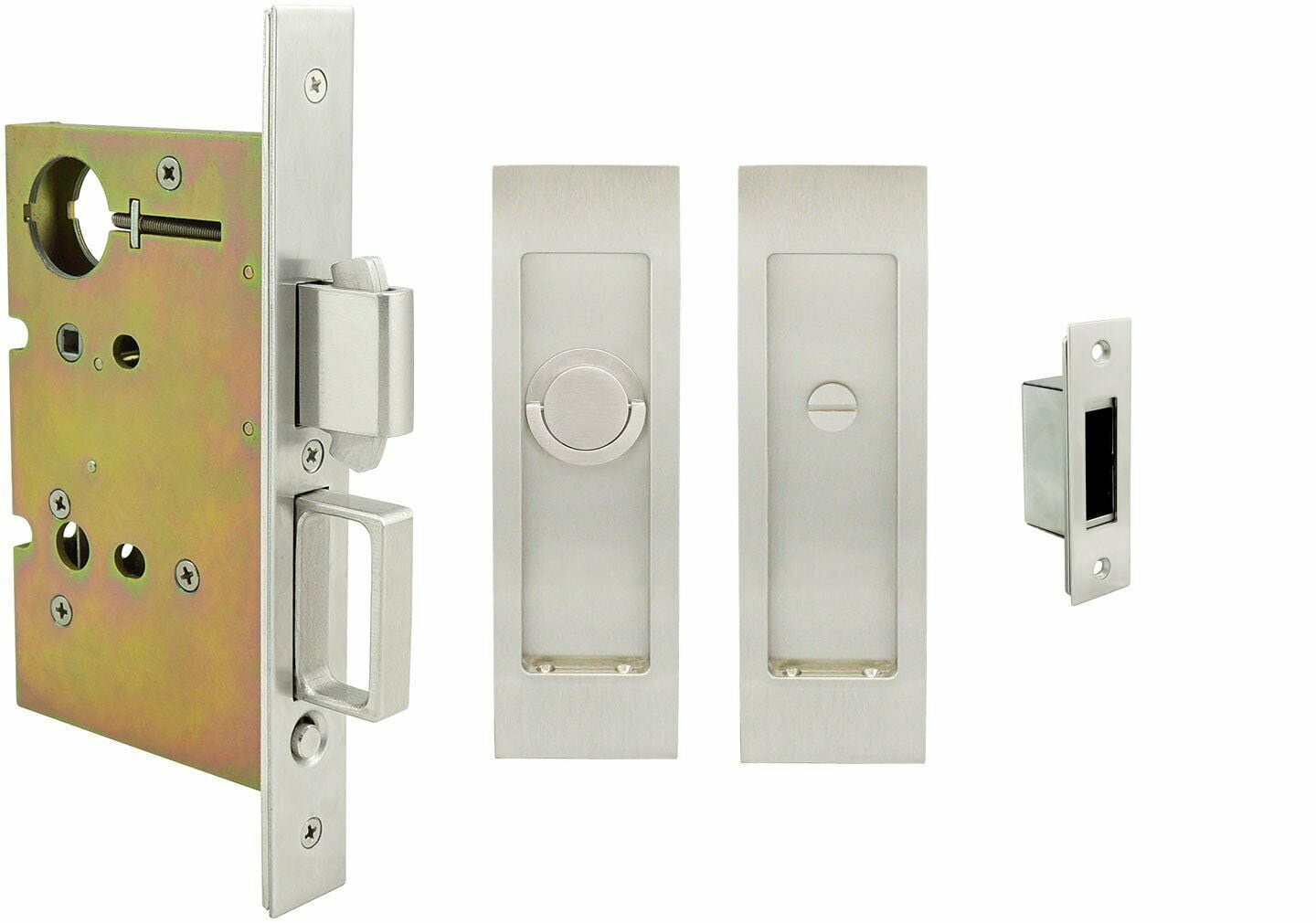 INOX FH27PD8440-200-TT09 PD8000 Pocket Door Mortise Privacy Lockset 1 3/4" Doors