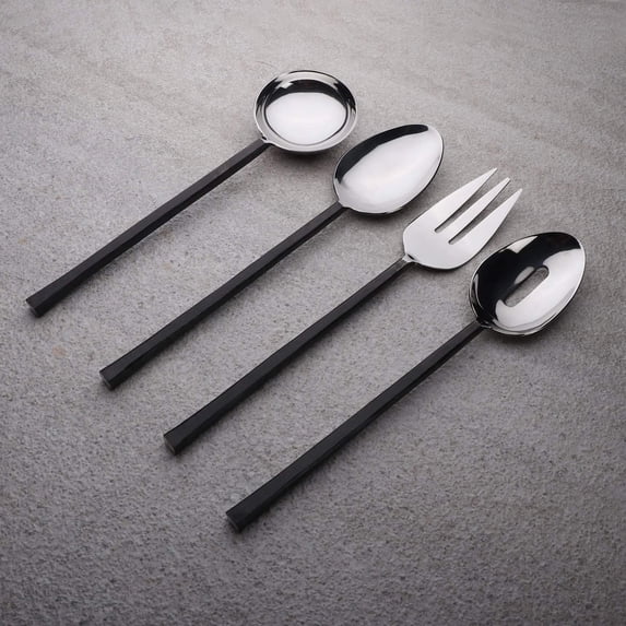 INOX Jason Black 4 Pc. Hostess Set