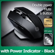 INPHIC F1 2.4G Wireless Mouse Rechargeable 500mAh Ergonomic Silent Mouse DPI Optical Mice USB Nano Receiver