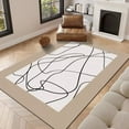 thumbnail image 1 of INS Beige -style Light Luxury Rugs and Carpets for Home Living Room Minimalist Washable Bedroom rati, 1 of 5