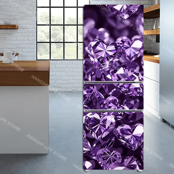 INS Floral Still Life Art Mural Refrigerator Door Sticker Removable Rose Flower Kitchen Waterproof Freezer Cabinet Wallpaper