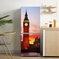 thumbnail image 1 of INS Flower Printed Fridge Door Mural Sticker Self Adhesive PVC Kitchen Wallpaper for Refrigerator Door Cover Renovation Decor, 1 of 5