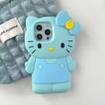 thumbnail image 1 of INS Style Bow Hello Kitty Soft Silicone Case For iPhone 17 16 15 14 13 12 11 Pro Max 17 Pro 3D Cartoon Shockproof Phone Cover, 1 of 10