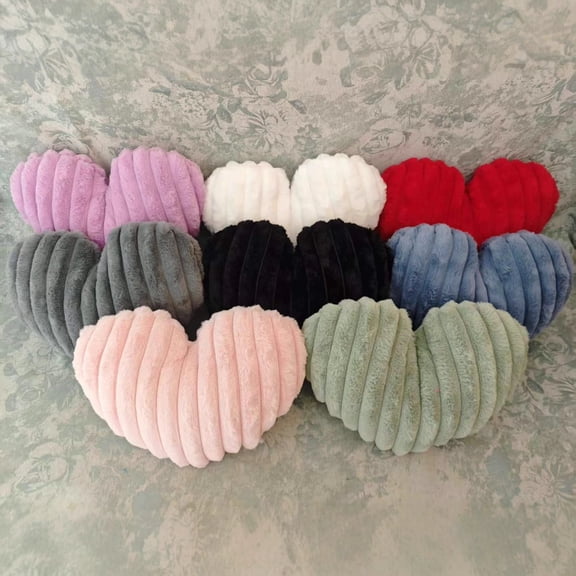 INS Style Heart-Shaped Throw Pillow | Plush Decorative Cushion for Sofa, Bed, or Chair | Romantic Gift for Couples, Weddings, Anniversaries | Soft, Cozy Home Décor