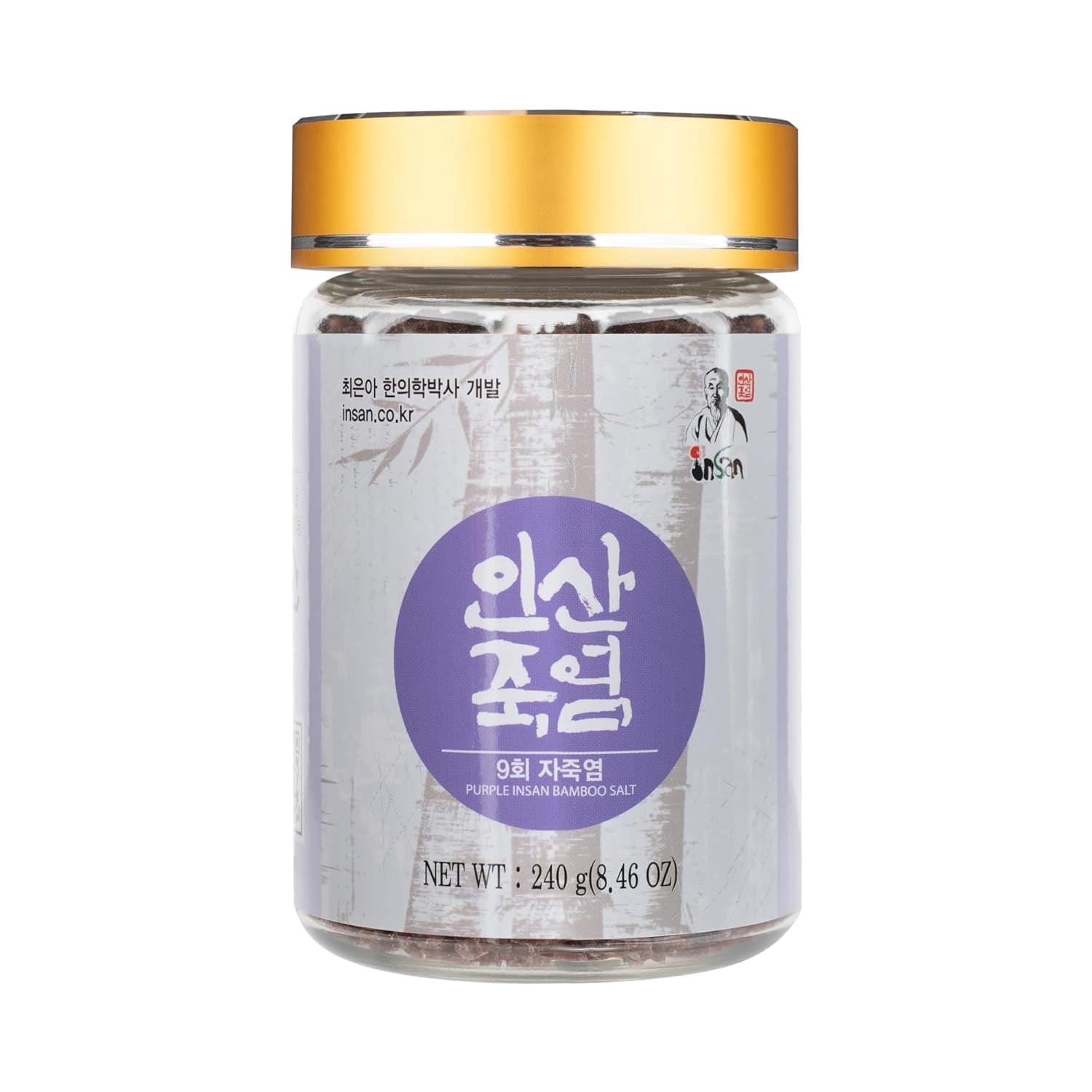 Insan Bamboo Salt Purple 9x Roasted Crystal, 240g