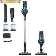 INSE Cordless Vacuum Cleaner, 6-in-1 Rechargeable Stick Vacuum with 2200 mAh Battery, 20kPa Powerful Lightweight Vacuum Cleaner, Up to 45 Mins Runtime, for Home Hard Floor Carpet Pet Hair-N500