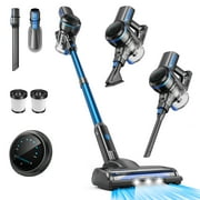 INSE 45kPa Cordless Vacuum Cleaner with Brushless Motor, 6 in 1 Stick Vacuum Lightweight for Hard Floor Carpet Pet Hair, S7P Blue