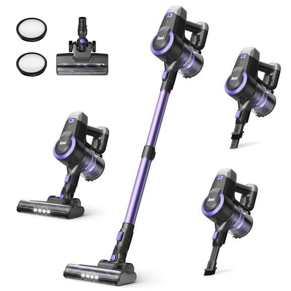 INSE Lightweight Cordless Stick Vacuum Cleaner for Carpet Hardwood Floor Pet Hair, N3P