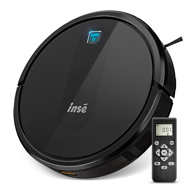 INSE Robot Vacuum Cleaner 2000Pa Powerful Suction, Super Slim Quiet