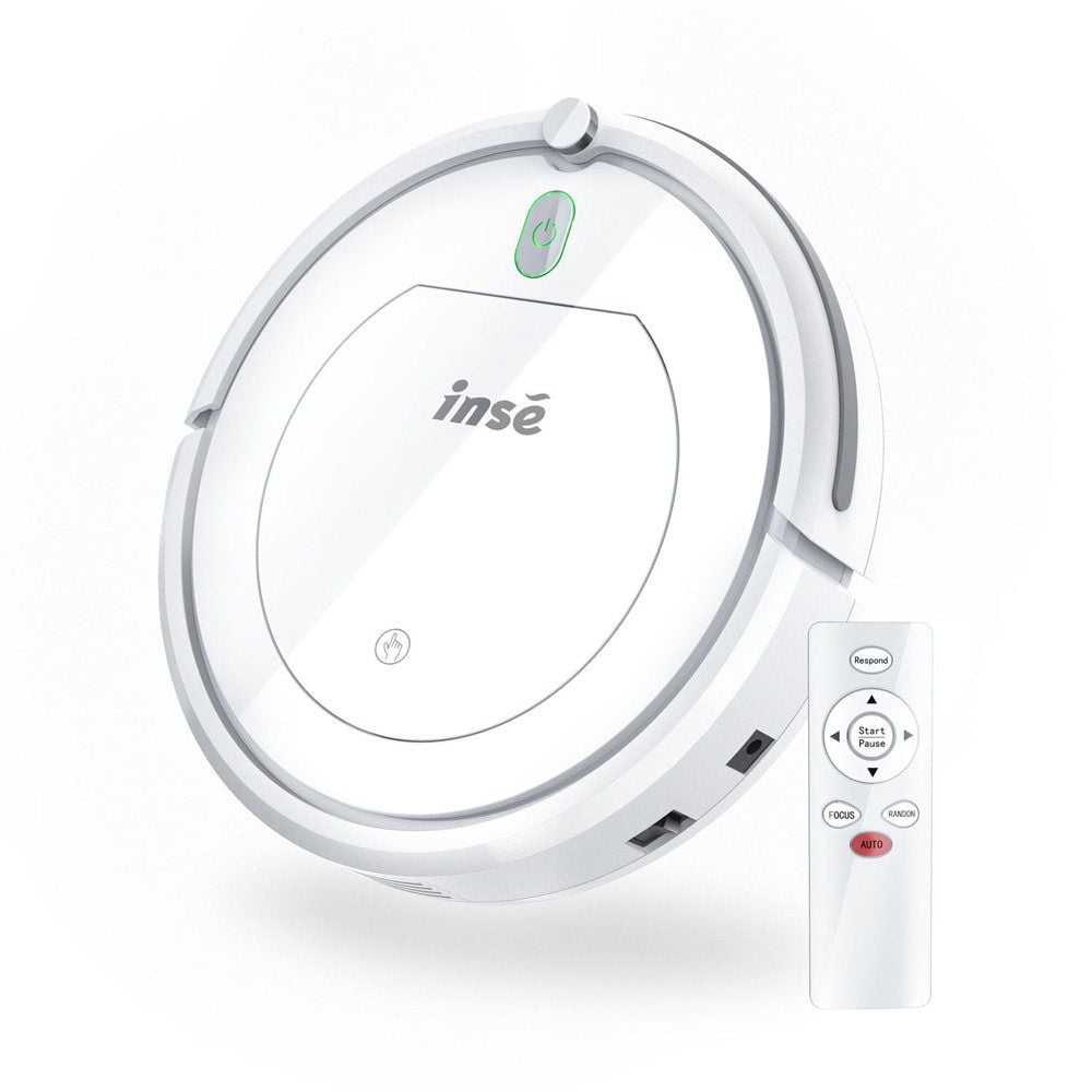 INSE Robot Vacuum Cleaner, Robotic Vacuums with 2000Pa Strong Suction,100Mins Runtime,Super