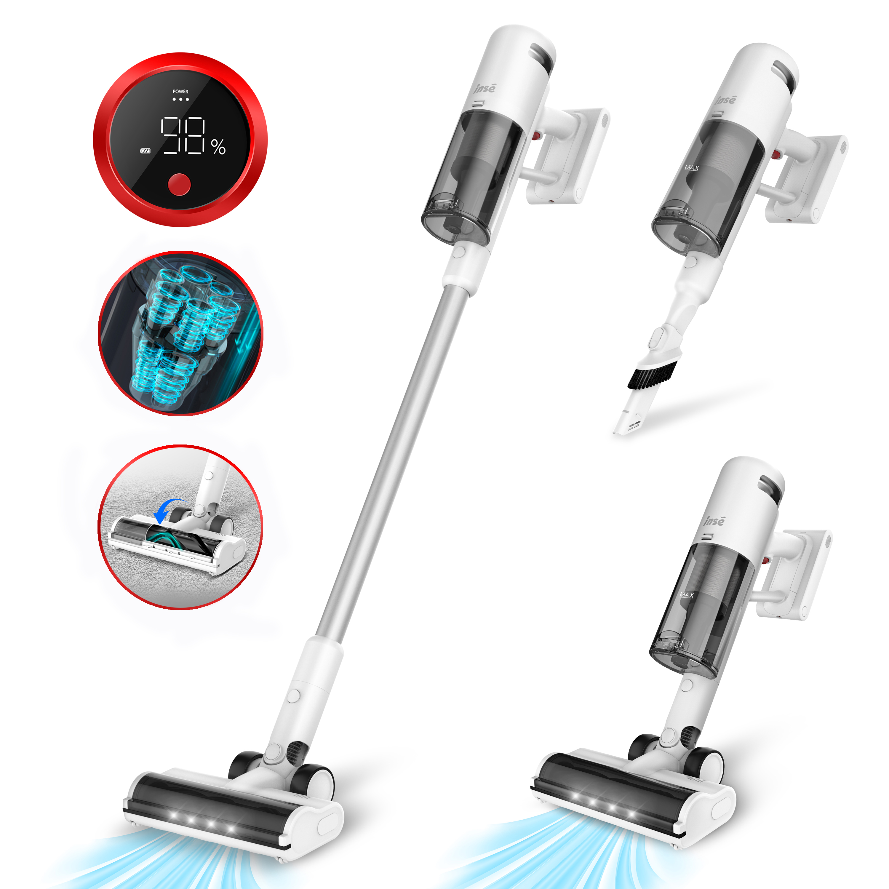 Dreame T30 Cordless Vacuum Cleaner by Dreametech, 90mins Long Runtime