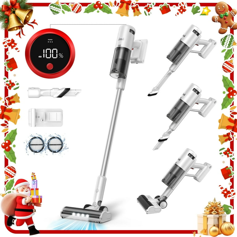 Cordless stick vacuum with replaceable battery sale