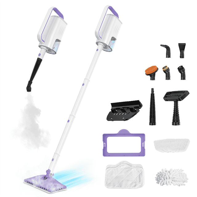 Steam Mach INSE Steam Mop, All-in-One Detachable Handheld Steam Cleaner with 11 ...