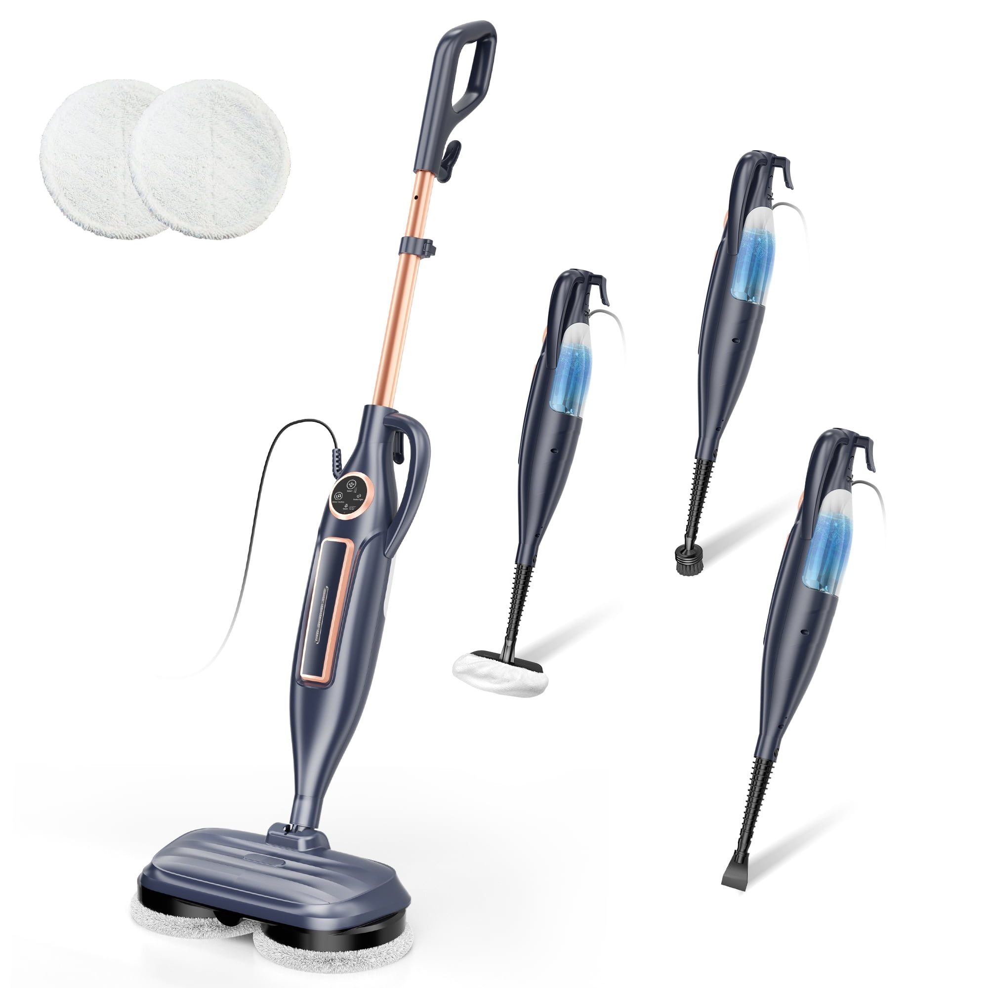 INSE Steam Mop with Rotating Mop Pads 8 in 1 Scrubbing Steam Mop for Hard Floor Laminate Marble Floors 5499b350 531e 4429 b0c5 a6fc626e8237.f252f76941f5c0e40bc74c60fb5621cc