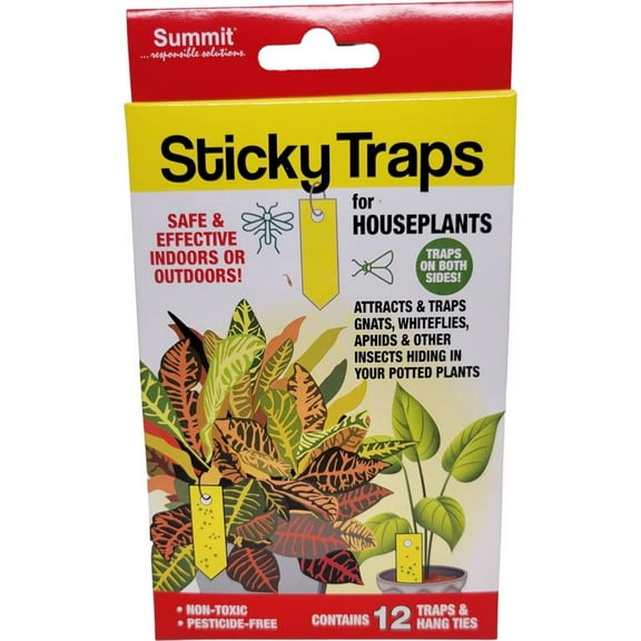 Summit Chemical 7015721 Sticky Trap - 12 Piece - Pack of 24