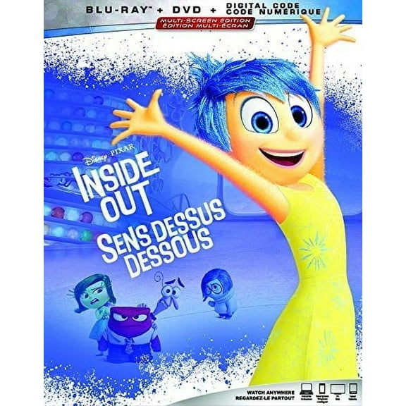 INSIDE OUT (2015) - Blu-ray/DVD Combo
