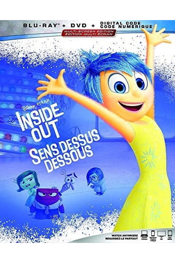INSIDE OUT (2015) - Blu-ray/DVD Combo