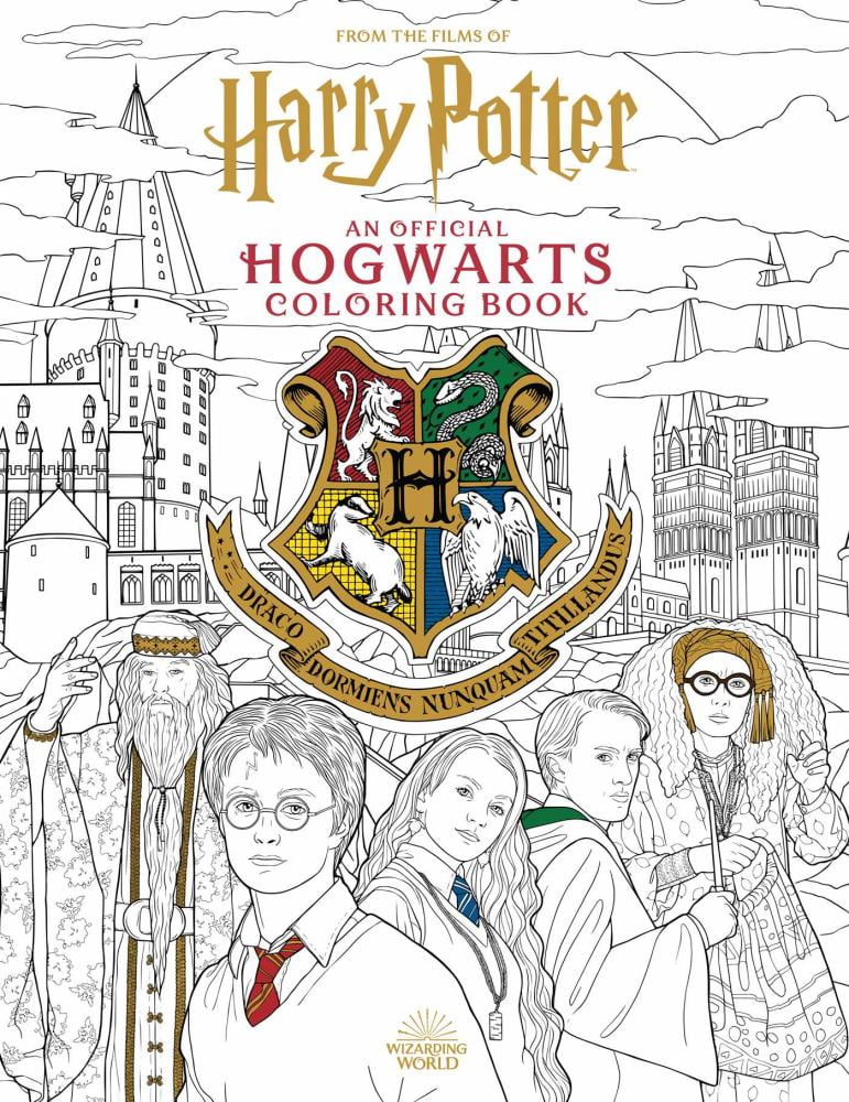 INSIGHT EDITIONS: Harry Potter: an Official Hogwarts Coloring Book, 64 pages (Paperback)