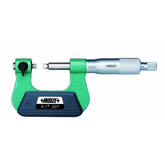 INSIZE 3281-1 Screw Thread Micrometer, 0" - 1", Graduation 0.001" J101
