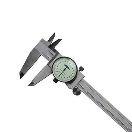 INSIZE DIAL Caliper 0-200mm X 0.02mm 1312-200 with Inspection Certificate TRACEABLE to DKD.Shock Proof.