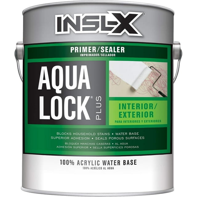 INSLX Aqua Lock Plus 100 Acrylic WaterBased Sealer Primer, 1 Gallon