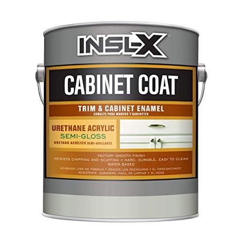 INSL-X CC5601099-1K Cabinet Coat Enamel, Semi-Gloss Paint, 1 Gallon Kit, White