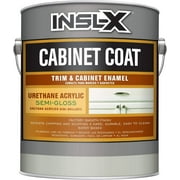 INSL-X Cabinet Coat - Urethane Acrylic Semi-Gloss Enamel Cabinet Paint, White, 1 Gallon, 128 Fl Oz Pack of 1