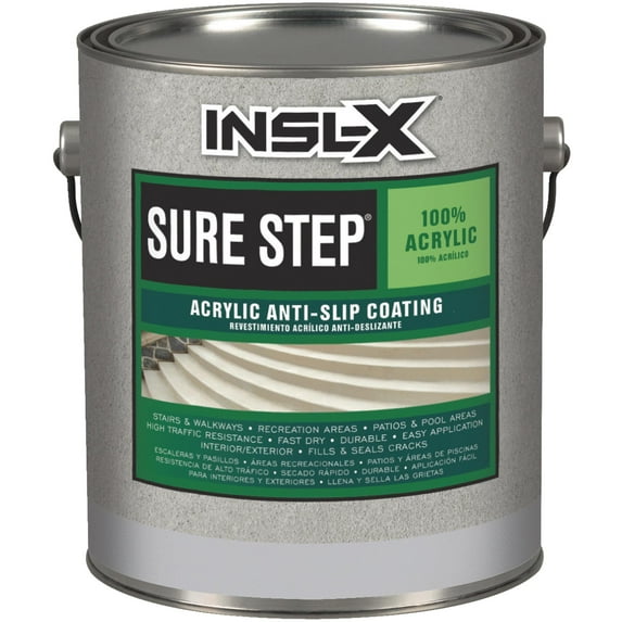 Benjamin Moore Sure Step Concrete Paint Light Gray - Skid Resistant - 1 Gal