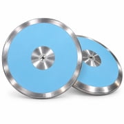 INSMART 2 Pcs Sports Discus, 1kg Each, Track and Field Practice Discus, Durable ABS Nylon Training Set for Men and Women