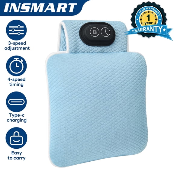 INSMART Baby Vibration Pad – 3 Modes, 90-Min Timer, Rechargeable for Strollers & Sleep Training