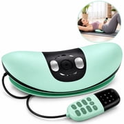 INSMART Lumbar Massager, EMS Lumbar Traction Device with Heat, Airbag and Vibration, 10 Levels, 2000mAh Battery, 10 Min Timer