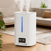 INSMART Cool & Warm Mist Humidifier for Bedroom,Top Fill 5L Smart Supersized Humidifier with Remote,Support App Connectivity,1-12h Timed,3-Speed Adjustment for Home Office Nursery
