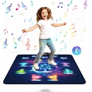 INSMART Dances Mat, Wireless Dance Pad with Light up 8-Buttons & Bluetooth, 8 Game Modes, Adjustable Volume, Built-in Music Dance Mat for Kids Age 4-8 Gifts