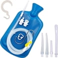 thumbnail image 1 of INSMART Enema Bag Kit – 2L Enema Bag for Colon Detox Cleanse Enemas – 5 Multi-Size Reusable Tips, 1 of 6