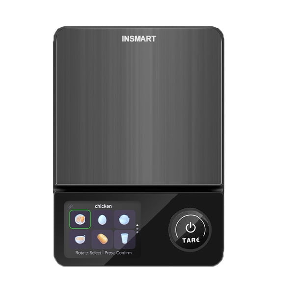 INSMART Food Scale,Food Nutrition Kitchen Scale,Digital Grams and Ounces for Weight Loss,Baking and Cooking,0.1g/0.001oz Precise Graduation,USB Rechargeable,22lb