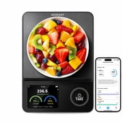INSMART Smart Food Scale, Digital Kitchen Scale with Nutritional Calculator for Baking Cooking, 0.001oz Precision, USB Rechargeable, 22lb