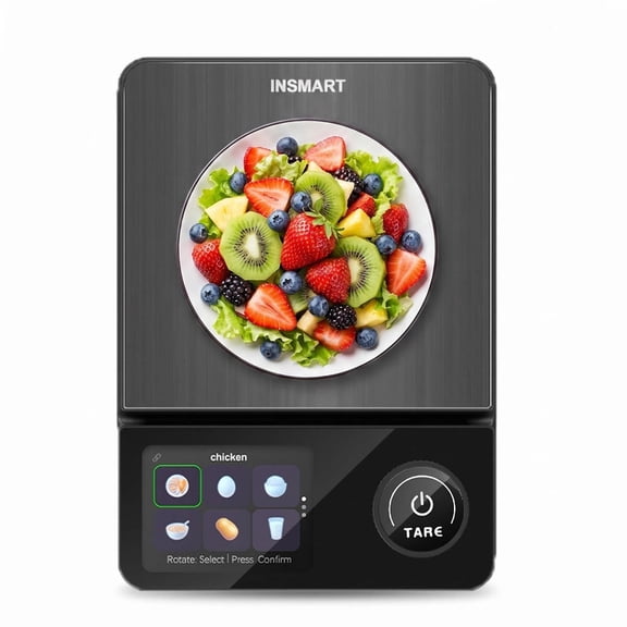 INSMART Food Scale,Food Nutrition Kitchen Scale,Digital Grams and Ounces for Weight Loss,Baking and Cooking,0.1g/0.001oz Precise Graduation,USB Rechargeable,22lb