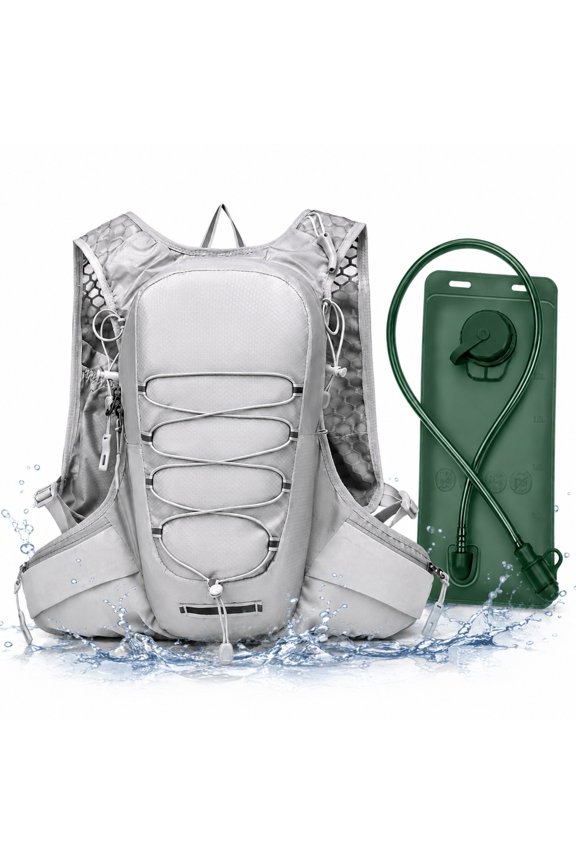Hydration Backpack with 2L Water Bladder Lightweight Breathable Leak Proof Hydration Pack for Running Hiking Cycling Camping Climbing