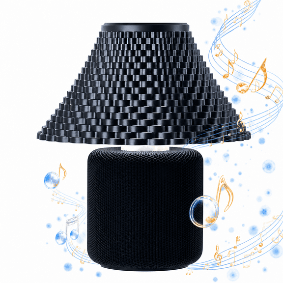 INSMART Bedside Table Lamp with White Noise Function, 9 Natural Sounds, Gesture Control Dimmable Night Light, auto-off Timer for Bedroom Nursery