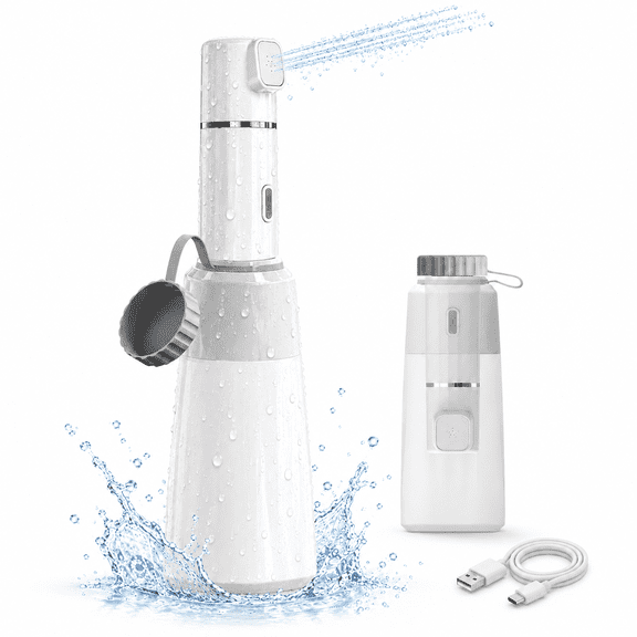INSMART Portable Electric Bidet for Travel, 15.2 fl oz, 800mAh Rechargeable Handheld Bidet Sprayer, 2 Spray Modes, IPX7 Waterproof